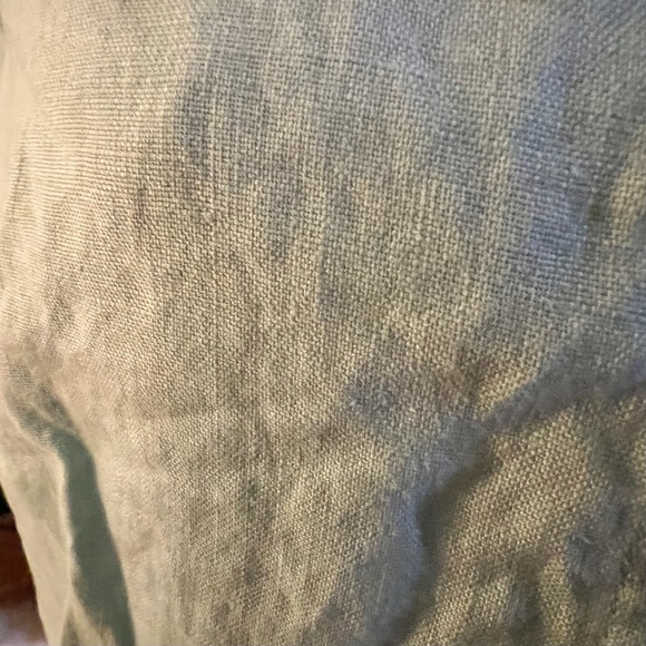 Orvis Soft Blue Women's Linen Blouse Shirt Size Medium - Picture 6 of 7